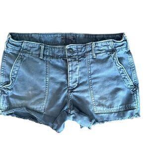 American Eagle Outfitters Low Rise Button Fly Shortie Shorts Size 6 - Y2K Style
